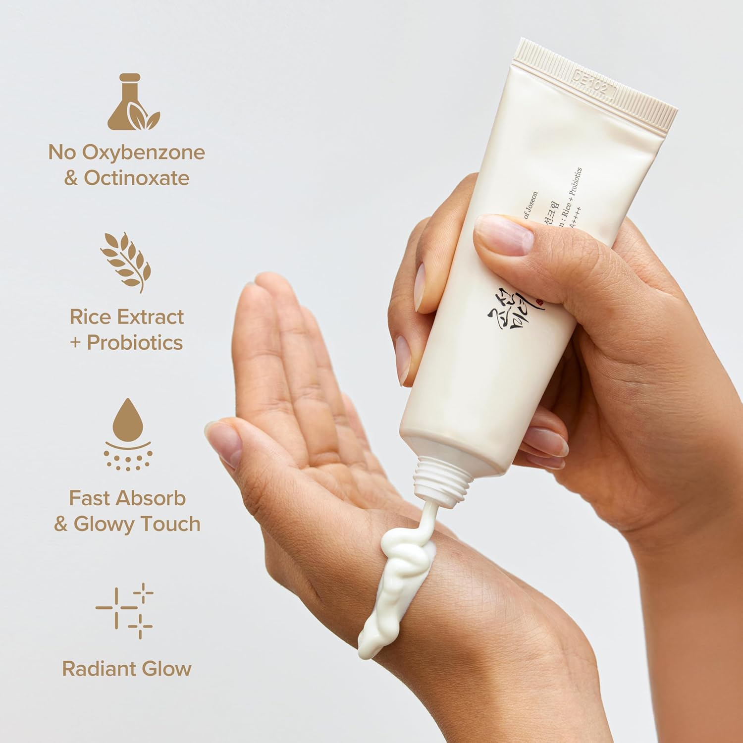 Joseon Relief Sun Rice + Probiotics Sunscreen for face moisturizing sunblock with SPF 50